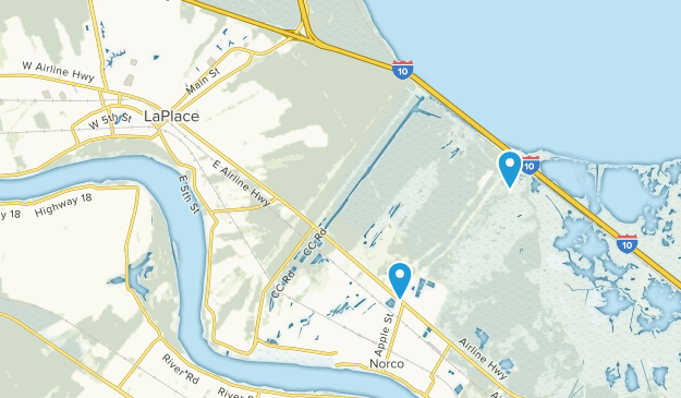 Laplace, Louisiana Map
