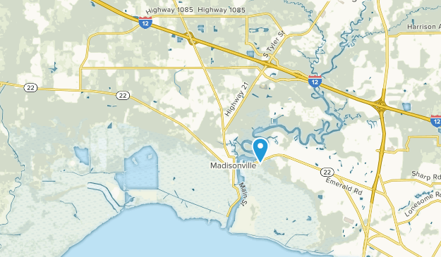 Madisonville, Louisiana Map