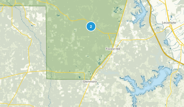 Melder, Louisiana Map