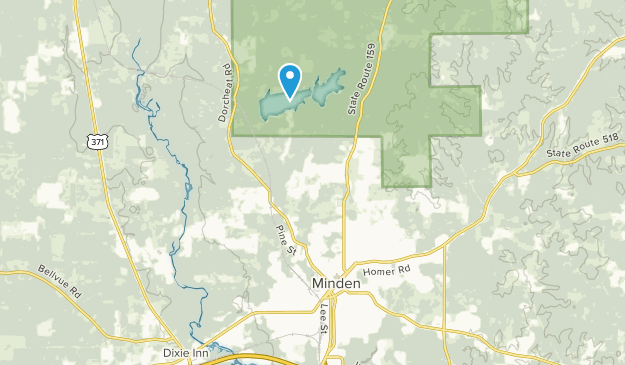 Minden, Louisiana Map