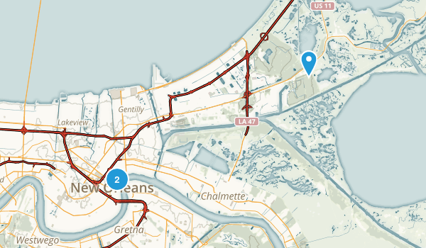 New Orleans, Louisiana Map
