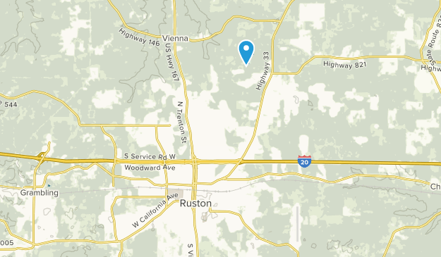 Ruston, Louisiana Map