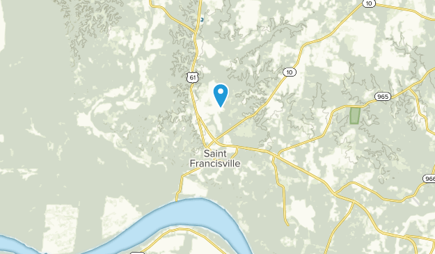 Saint Francisville, Louisiana Map