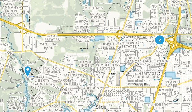 Slidell, Louisiana Map