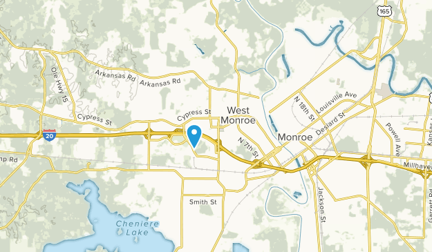 West Monroe, Louisiana Map