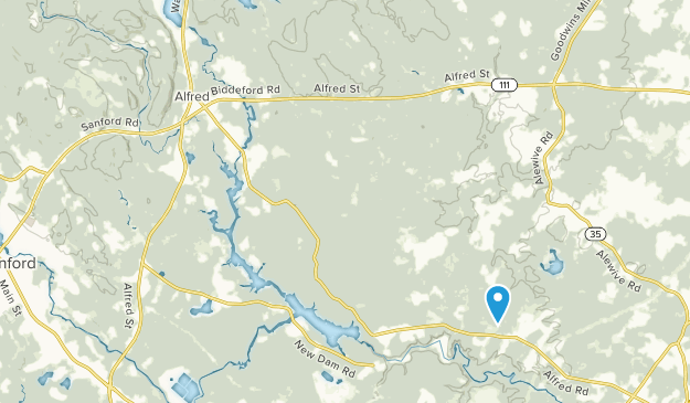 Alfred, Maine Map
