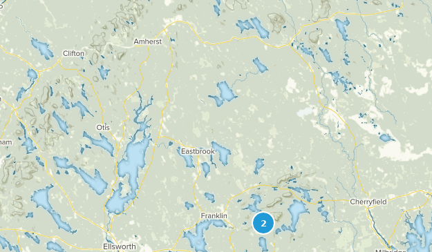 Aurora, Maine Map