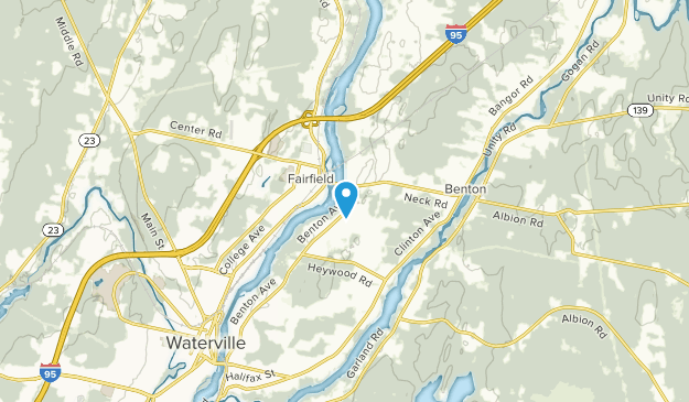 Benton Station, Maine Map