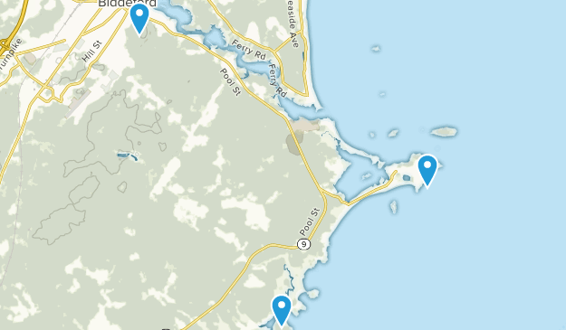 Biddeford, Maine Map