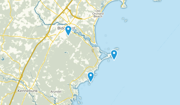 Biddeford, Maine Map
