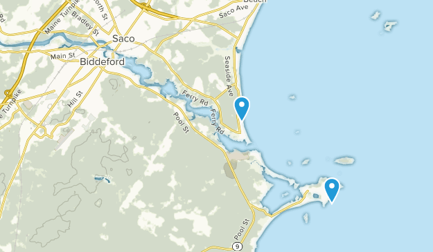 Biddeford, Maine Map