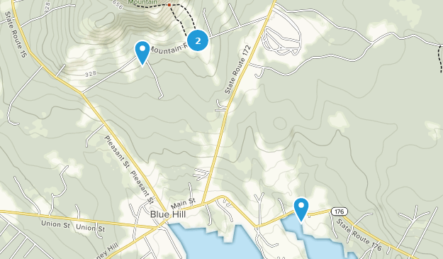 Blue Hill, Maine Map