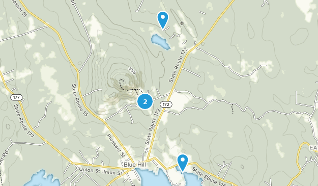 Blue Hill, Maine Map