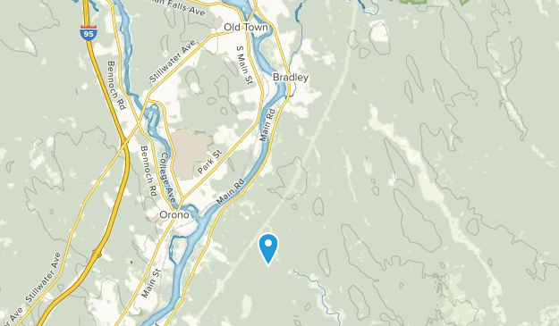 Bradley, Maine Map