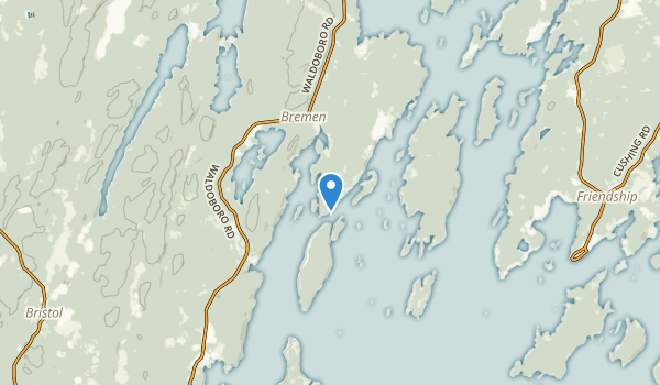 Bremen, Maine Map