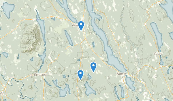 Bridgton, Maine Map