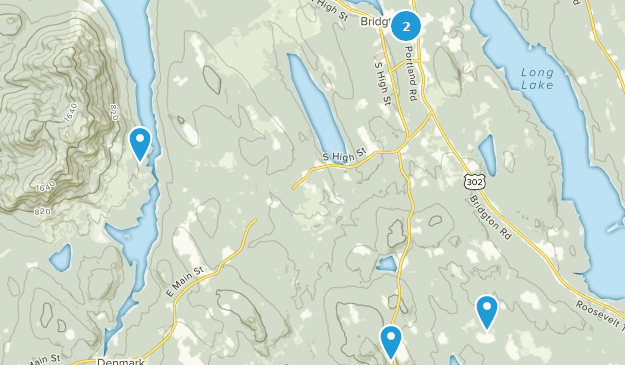 Bridgton, Maine Map