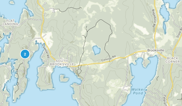 Brooksville, Maine Map
