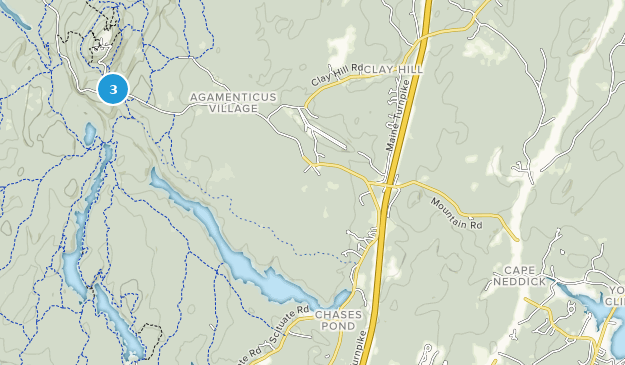Cape Neddick, Maine Map