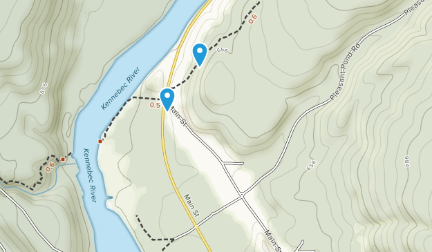 Caratunk, Maine Map
