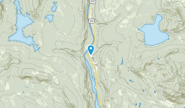 Caratunk, Maine Map