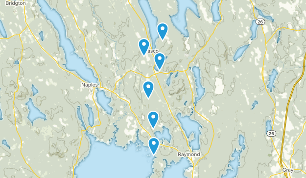Casco, Maine Map