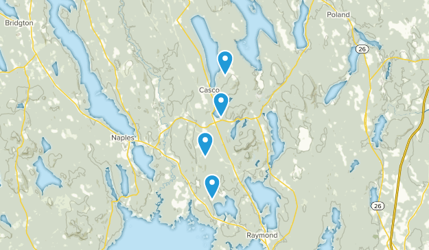 Casco, Maine Map
