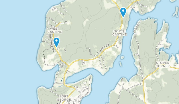 Castine, Maine Map