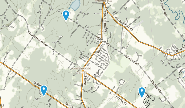 Cumberland, Maine Map