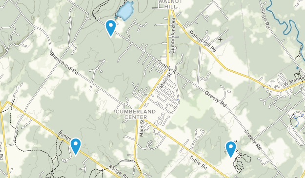 Cumberland, Maine Map