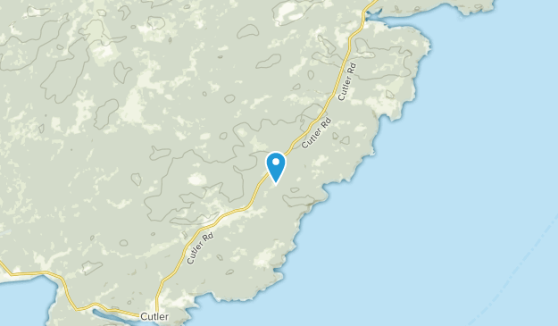 Cutler, Maine Map