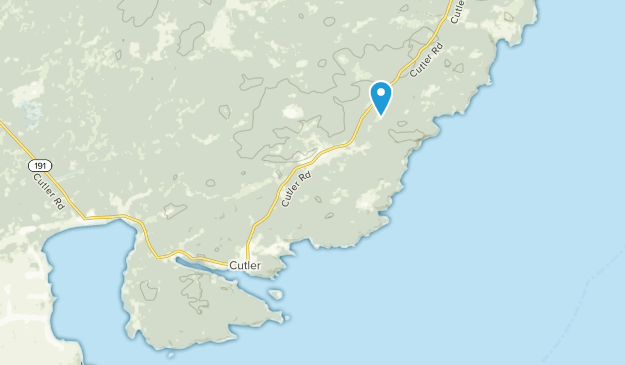 Cutler, Maine Map