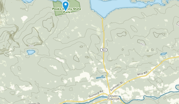 Dover-Foxcroft, Maine Map