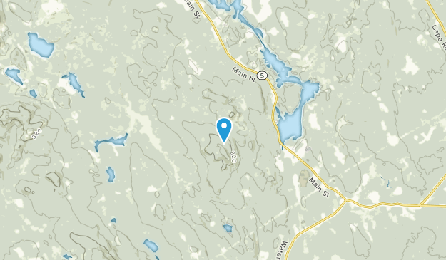 East Waterboro, Maine Map