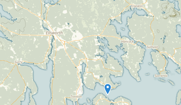 Ellsworth, Maine Map