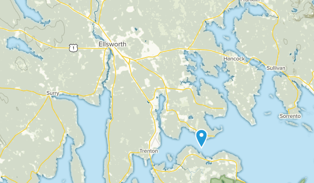 Ellsworth, Maine Map