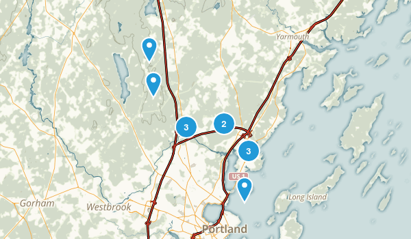 Falmouth, Maine Map