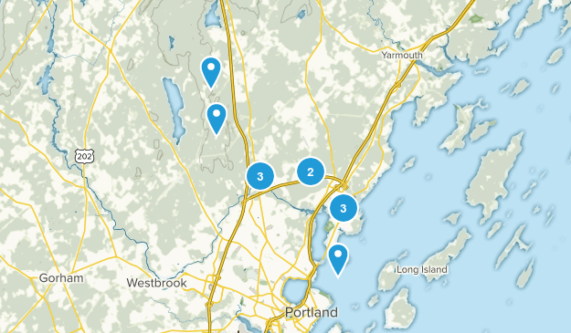 Falmouth, Maine Map