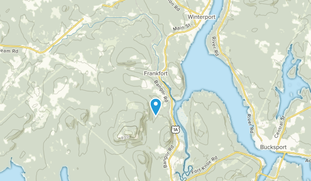Frankfort, Maine Map
