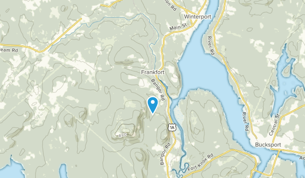 Frankfort, Maine Map