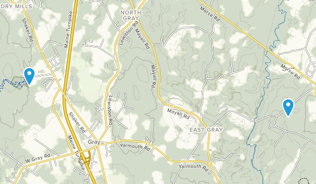 Gray, Maine Map