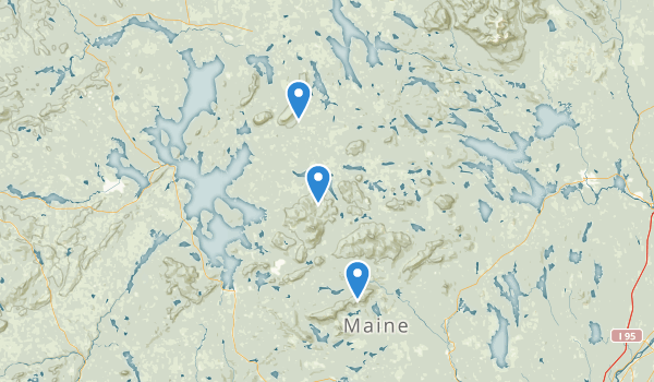 Greenville, Maine Map