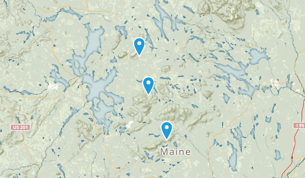Greenville, Maine Map