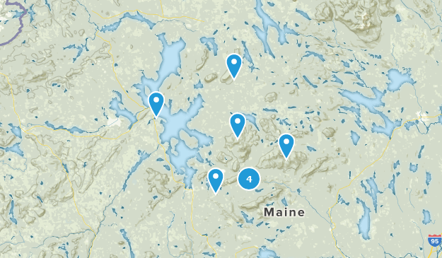 Greenville, Maine Map