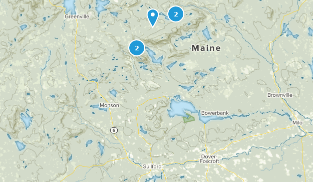 Guilford, Maine Map