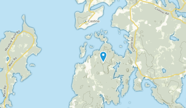 Harborside, Maine Map