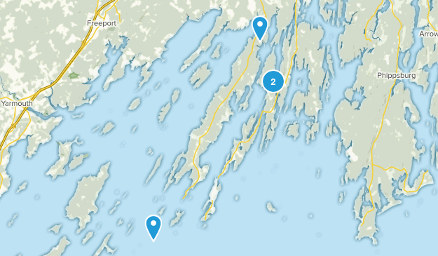 Harpswell, Maine Map