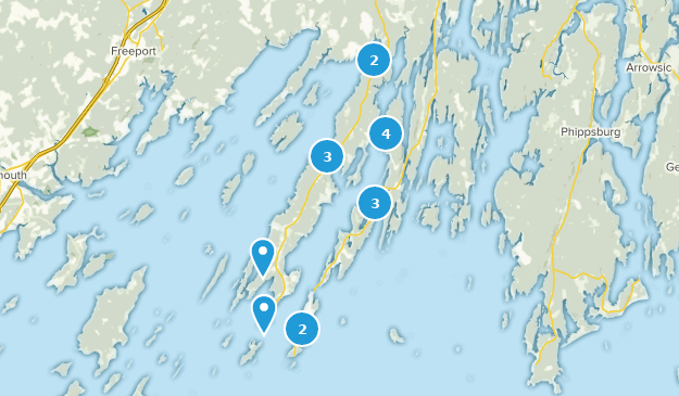 Harpswell, Maine Map
