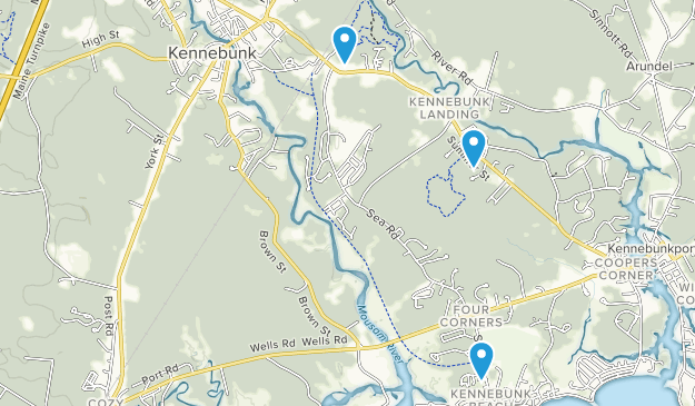 Kennebunk, Maine Map