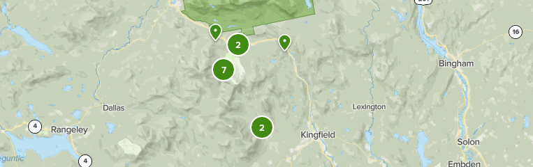 Best Trails In Kingfield, Maine 